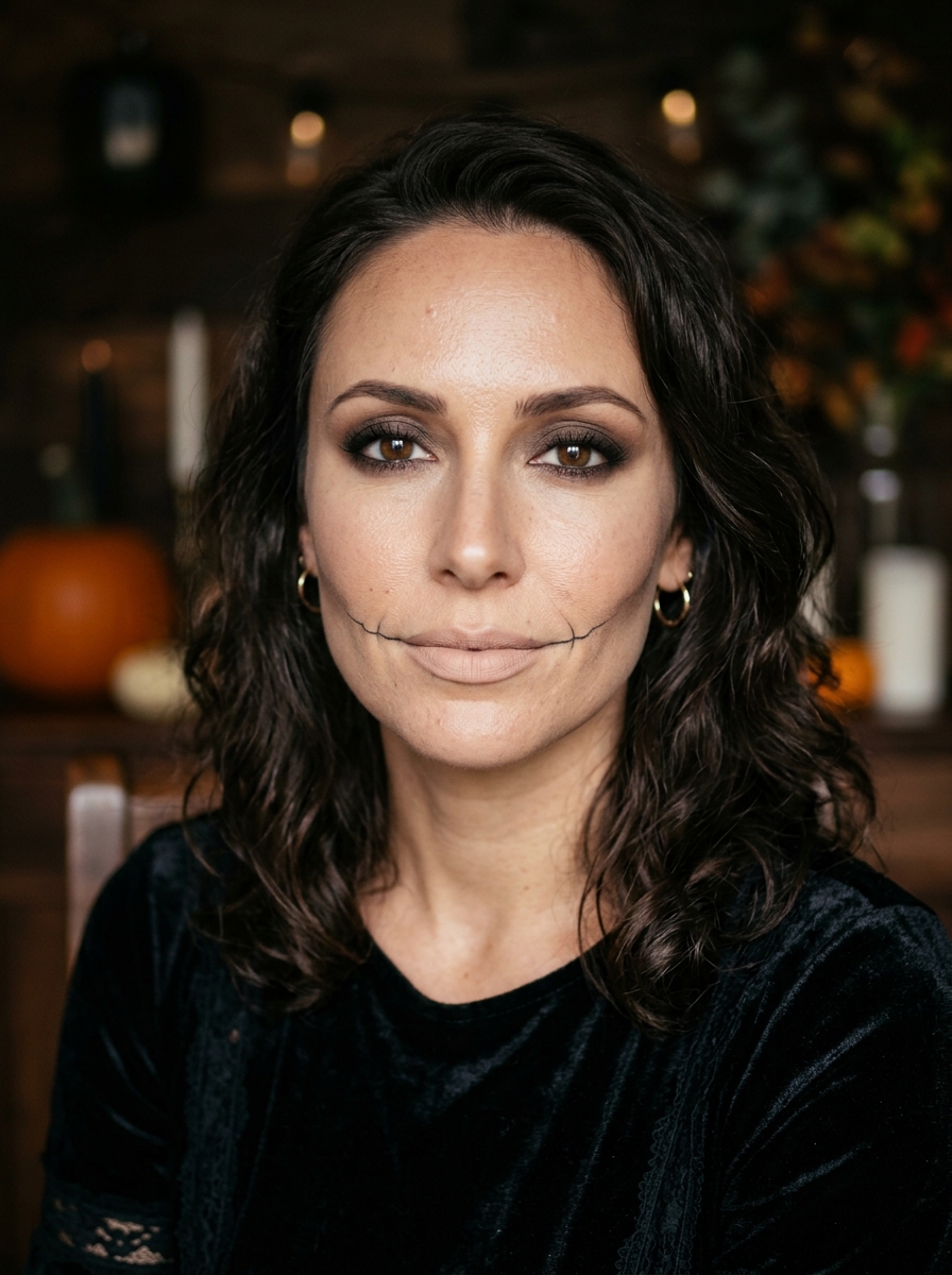 Skeleton Soft Glam als Halloween Makeup Ideen für Frauen Inspiration 2026